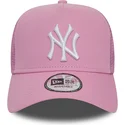 cepur-izliekta-truckeris-roza-snapback-a-frame-league-essential-no-new-york-yankees-mlb-no-new-era