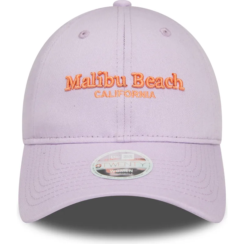 cepur-izliekta-violets-regulejams-9twenty-wordmark-no-malibu-beach-california-no-new-era
