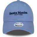 cepur-izliekta-zils-regulejams-9twenty-wordmark-no-santa-monica-california-no-new-era