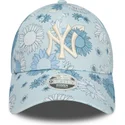 cepur-izliekta-zils-regulejams-9forty-floral-all-over-print-no-new-york-yankees-mlb-no-new-era