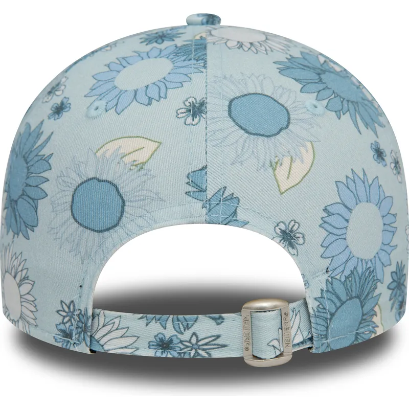 cepur-izliekta-zils-regulejams-9forty-floral-all-over-print-no-new-york-yankees-mlb-no-new-era
