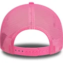 cepur-izliekta-truckeris-roza-snapback-a-frame-foam-front-no-florida-beach-club-no-new-era