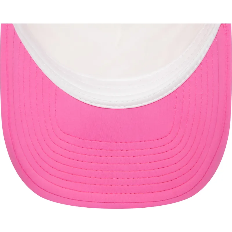 cepur-izliekta-truckeris-roza-snapback-a-frame-foam-front-no-florida-beach-club-no-new-era