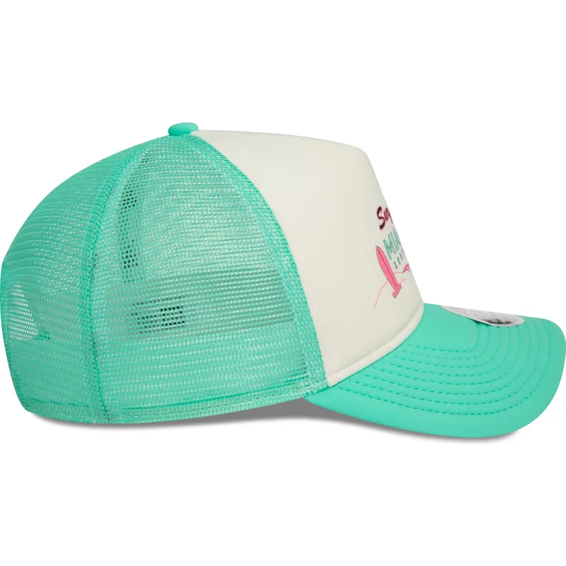 cepur-izliekta-truckeris-zals-snapback-a-frame-foam-front-no-miami-surf-club-florida-no-new-era