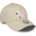 cepur-izliekta-bess-regulejams-9forty-flower-no-new-york-yankees-mlb-no-new-era