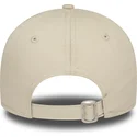 beige-verstellbare-damenkappe-9forty-flower-der-new-york-yankees-mlb-von-new-era