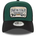 cepur-izliekta-truckeris-zals-snapback-a-frame-patch-motorsport-no-new-era