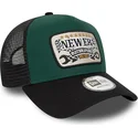 new-era-a-frame-patch-motorsport-green-and-black-trucker-hat