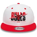 cepur-plakana-sarkans-snapback-9fifty-white-crown-no-chicago-bulls-nba-no-new-era