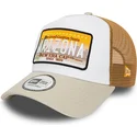 cepur-izliekta-truckeris-bruns-snapback-a-frame-patch-arizona-no-new-era