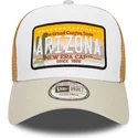cepur-izliekta-truckeris-bruns-snapback-a-frame-patch-arizona-no-new-era