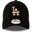 schwarze-verstellbare-9forty-cord-kappe-der-los-angeles-dodgers-mlb-von-new-era