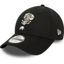 cepur-izliekta-melns-regulejams-9forty-minor-league-no-lansing-lugnuts-milb-no-new-era