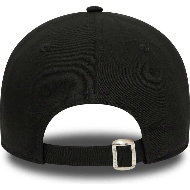 cepur-izliekta-melns-regulejams-9forty-minor-league-no-lansing-lugnuts-milb-no-new-era