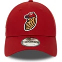 verstellbare-rote-9forty-curved-cap-minor-league-der-modesto-nuts-milb-von-new-era