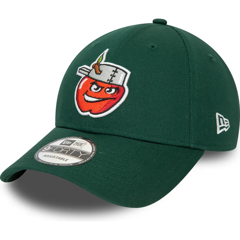 cepur-izliekta-zals-regulejams-9forty-minor-league-no-fort-wayne-tincaps-milb-no-new-era