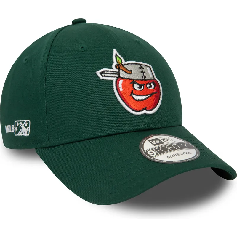 cepur-izliekta-zals-regulejams-9forty-minor-league-no-fort-wayne-tincaps-milb-no-new-era