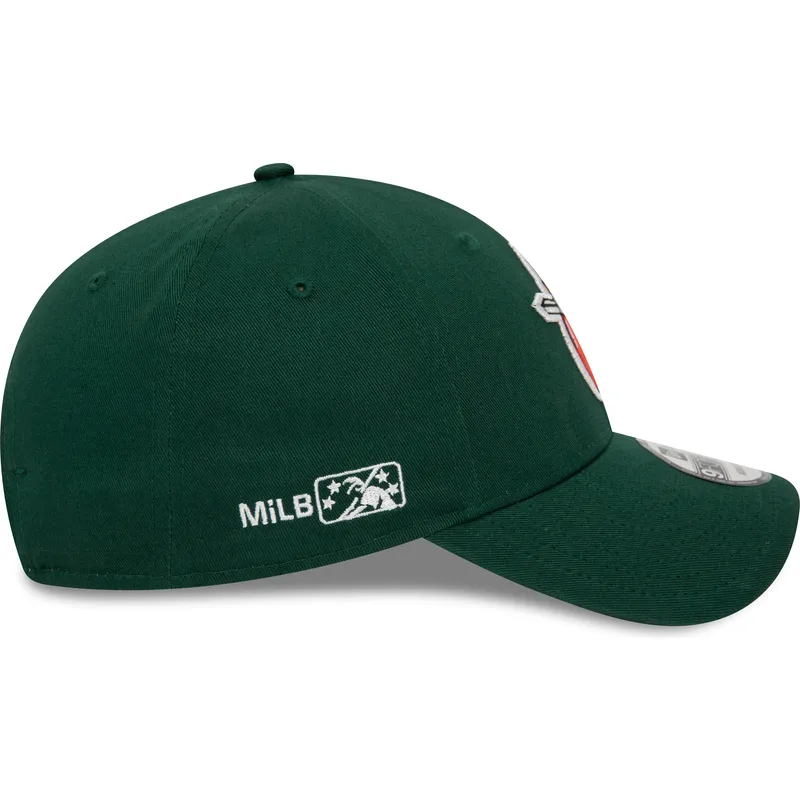cepur-izliekta-zals-regulejams-9forty-minor-league-no-fort-wayne-tincaps-milb-no-new-era