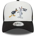 cepur-izliekta-truckeris-melns-snapback-a-frame-character-no-bugs-bunny-y-pato-lucas-looney-tunes-no-new-era