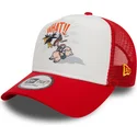 cepur-izliekta-truckeris-sarkans-snapback-a-frame-character-no-pato-lucas-y-porky-pig-looney-tunes-no-new-era