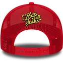cepur-izliekta-truckeris-sarkans-snapback-a-frame-character-no-pato-lucas-y-porky-pig-looney-tunes-no-new-era