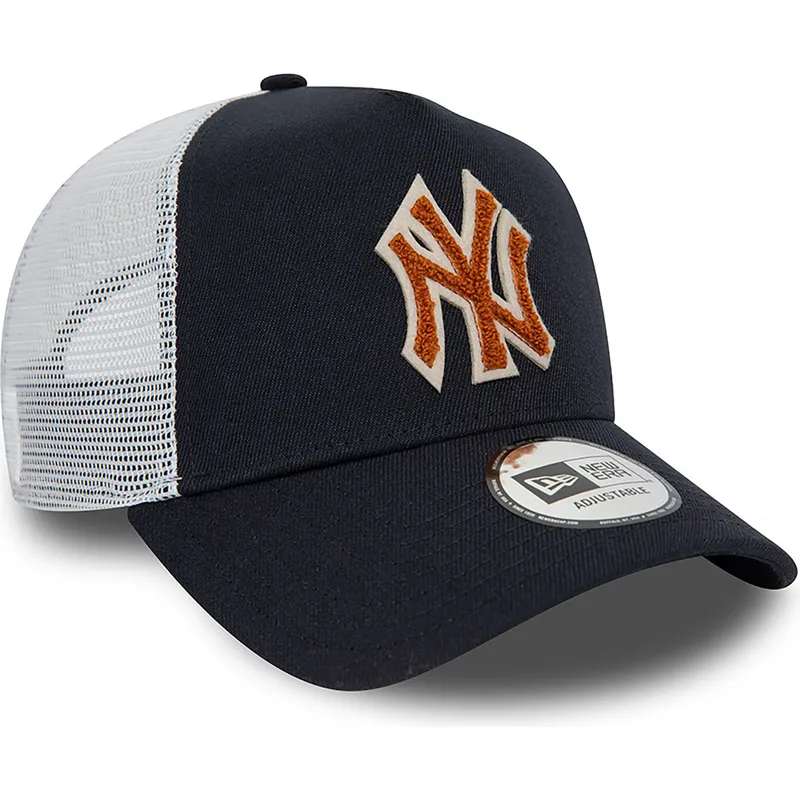 cepur-izliekta-truckeris-tumsi-zils-snapback-a-frame-boucle-no-new-york-yankees-mlb-no-new-era