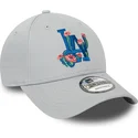 cepur-izliekta-peleks-regulejams-9forty-flower-icon-no-los-angeles-dodgers-mlb-no-new-era