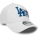 9forty-new-era-los-angeles-dodgers-mlb-verstellbare-weisse-kappe-mit-gebogenem-schirm-und-food-character