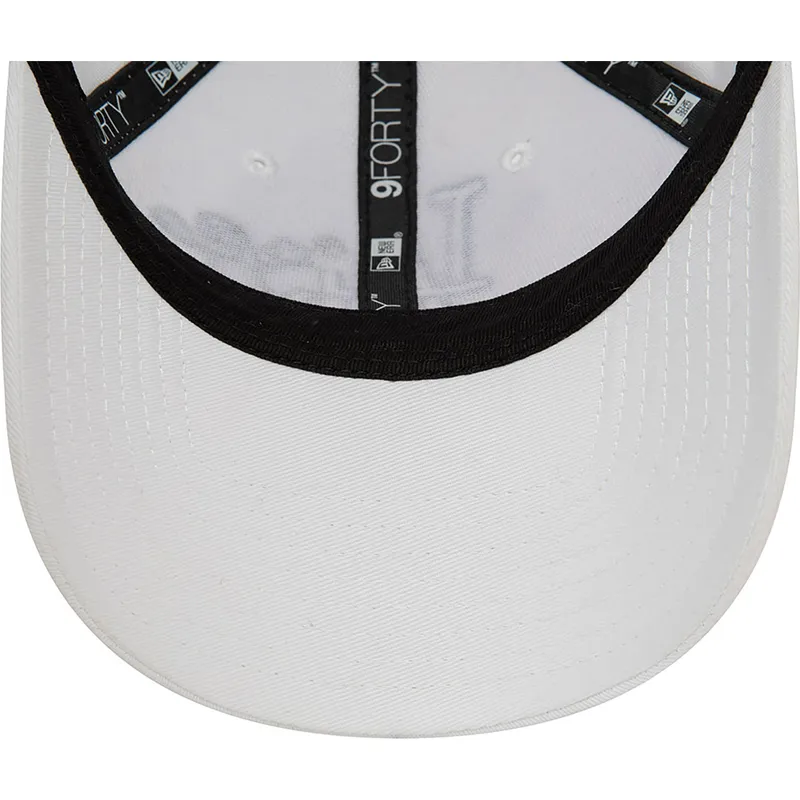 9forty-los-angeles-dodgers-mlb-new-era-verstellbare-weisse-curve-cap-mit-food-character