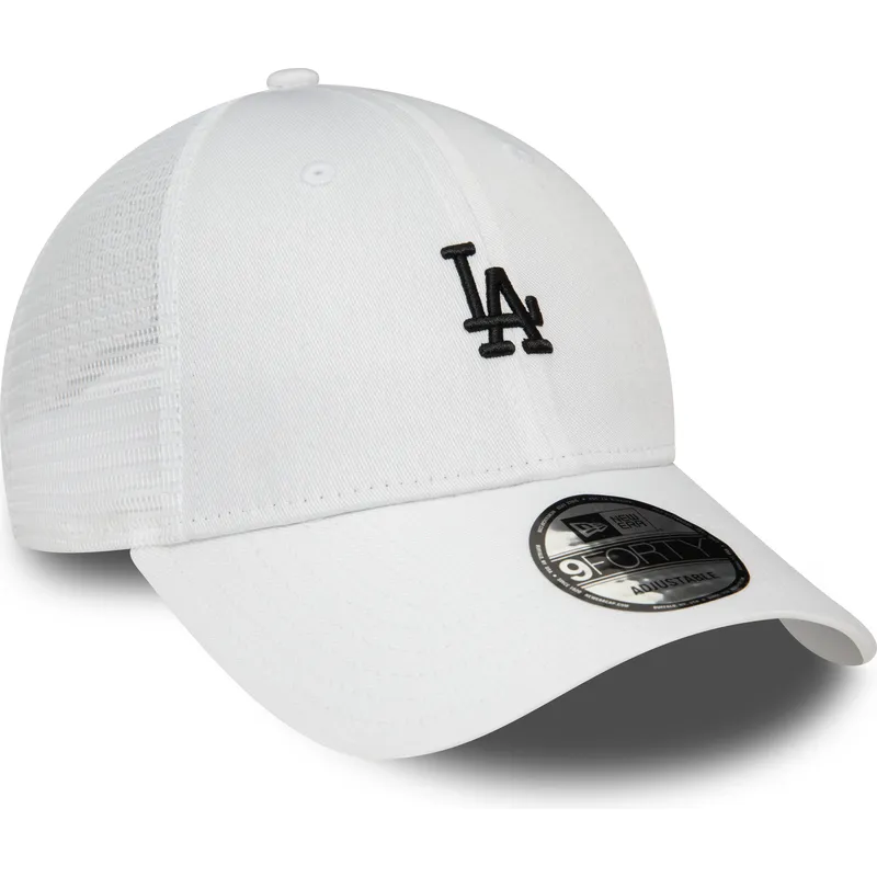 cepur-izliekta-truckeris-balts-regulejams-9forty-home-field-no-los-angeles-dodgers-mlb-no-new-era