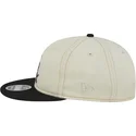 gorra-plana-beige-y-negra-9fifty-retro-crown-denim-de-chicago-white-sox-mlb-de-new-era