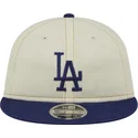 gorra-plana-beige-y-azul-9fifty-retro-crown-denim-de-los-angeles-dodgers-mlb-de-new-era