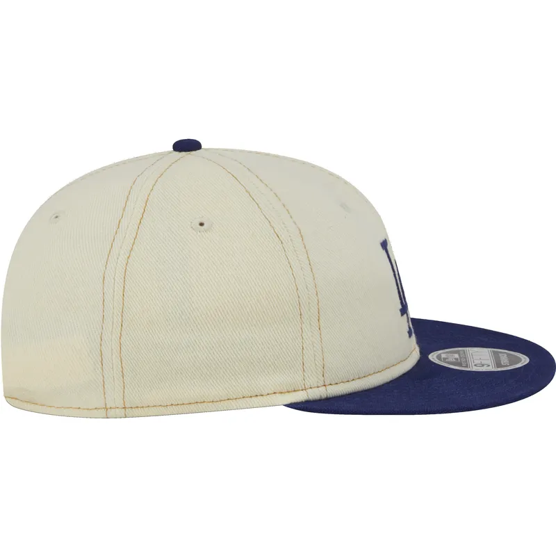 cepur-plakana-bess-snapback-9fifty-retro-crown-denim-no-los-angeles-dodgers-mlb-no-new-era