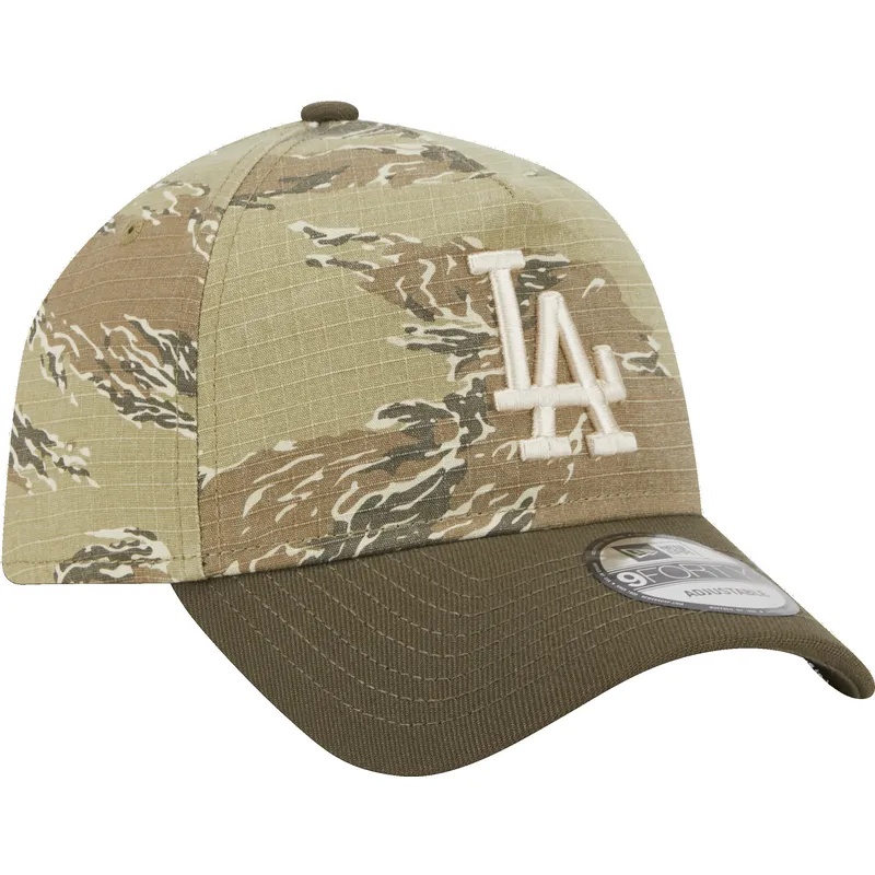 cepur-izliekta-maskesanas-snapback-9forty-a-frame-two-tone-tiger-no-los-angeles-dodgers-mlb-no-new-era