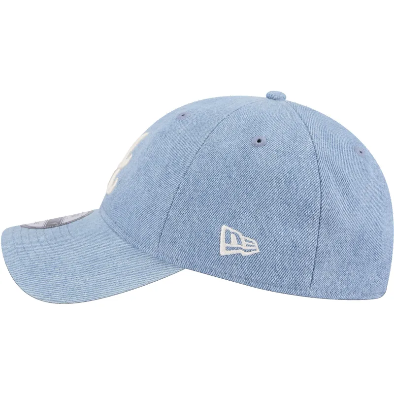 cepur-izliekta-zils-regulejams-9twenty-washed-denim-no-atlanta-braves-mlb-no-new-era