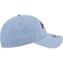 cepur-izliekta-zils-regulejams-9twenty-washed-denim-no-los-angeles-lakers-nba-no-new-era