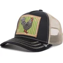 cepur-izliekta-truckeris-melns-snapback-ye-olde-cock-the-farm-retro-classic-the-farm-no-goorin-bros