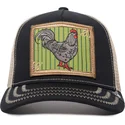 cepur-izliekta-truckeris-melns-snapback-ye-olde-cock-the-farm-retro-classic-the-farm-no-goorin-bros