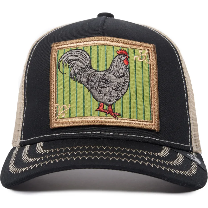 cepur-izliekta-truckeris-melns-snapback-ye-olde-cock-the-farm-retro-classic-the-farm-no-goorin-bros cepur-izliekta-truckeris-melns-snapback-ye-olde-cock-the-farm-retro-classic-the-farm-no-goorin-bros