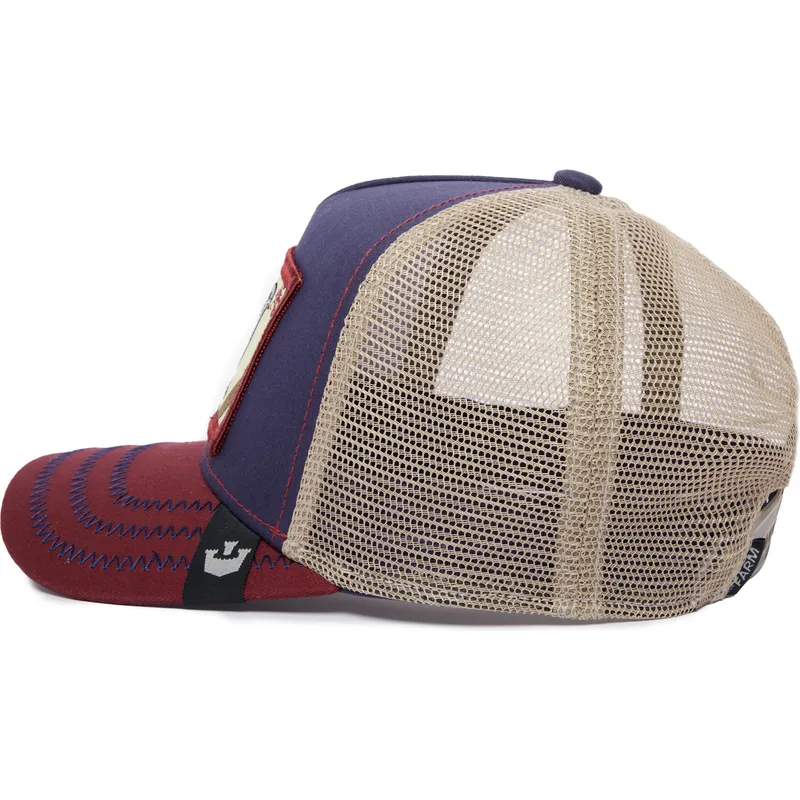 cepur-izliekta-truckeris-daudzkrasains-snapback-ye-olde-birdie-the-farm-retro-classic-the-farm-no-goorin-bros