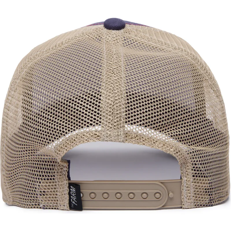 cepur-izliekta-truckeris-daudzkrasains-snapback-ye-olde-birdie-the-farm-retro-classic-the-farm-no-goorin-bros