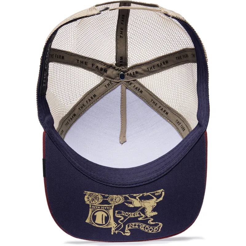 cepur-izliekta-truckeris-daudzkrasains-snapback-ye-olde-birdie-the-farm-retro-classic-the-farm-no-goorin-bros