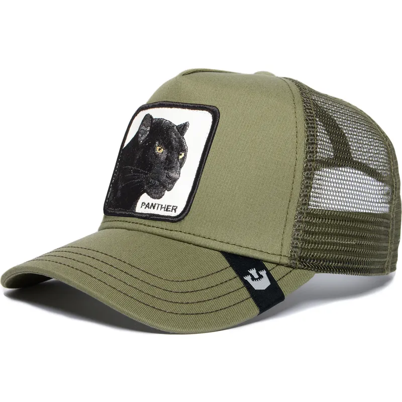 cepur-izliekta-truckeris-zals-snapback-the-panther-the-farm-no-goorin-bros