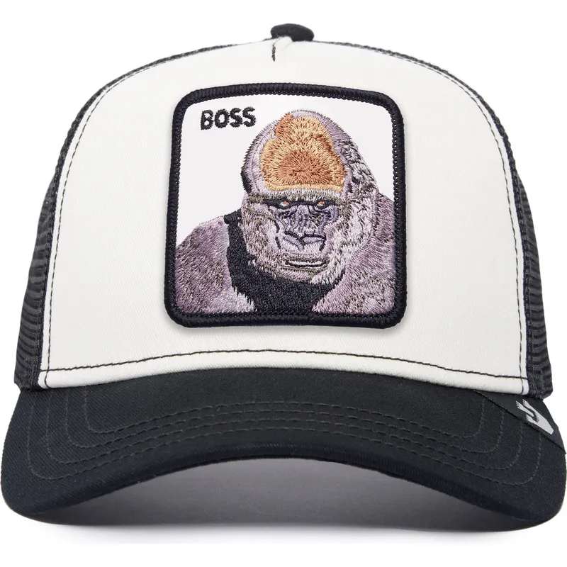 cepur-izliekta-truckeris-melns-snapback-the-boss-gorilla-the-farm-no-goorin-bros
