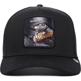 Μαύρο καπέλο trucker Mamba The Farm Premium με φίδι από την Goorin Bros.