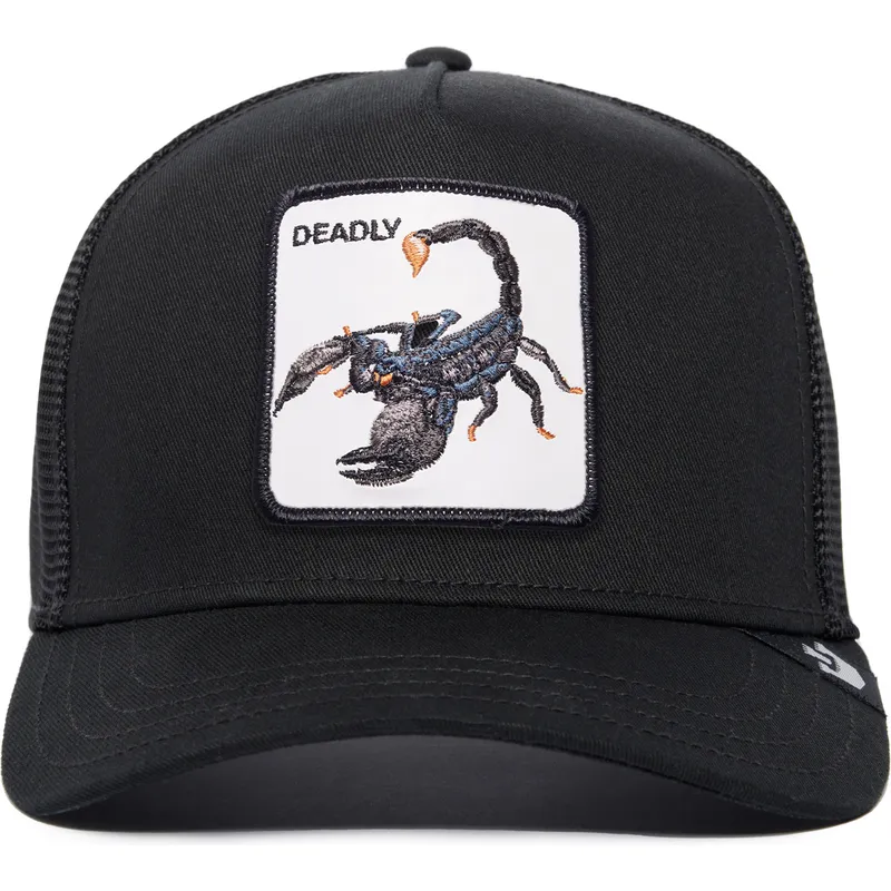 cepur-izliekta-truckeris-melns-snapback-deadly-the-farm-premium-the-farm-no-goorin-bros