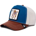 goorin-bros-tough-bully-100-the-farm-all-over-canvas-snapback-kappe-mit-gebogenem-schirm-in-blau-weiss-und-braun-bulldogge-motiv