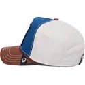 cepur-izliekta-daudzkrasains-snapback-tough-bully-100-the-farm-all-over-canvas-the-farm-no-goorin-bros