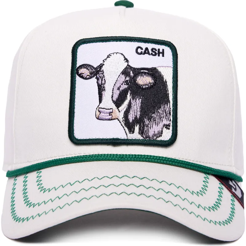 weisse-gebogene-snapback-kappe-kuh-cash-cow-100-the-farm-all-over-canvas-von-goorin-bros