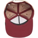 cepur-plakana-bruns-snapback-caballo-stallion-free-rider-the-farm-flats-the-farm-no-goorin-bros